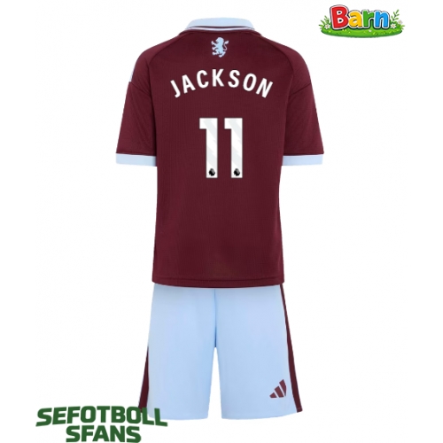 Aston Villa Nicolas Jackson #11 Hemmaställ Barn 2026-27 Kortärmad (+ Korta byxor)